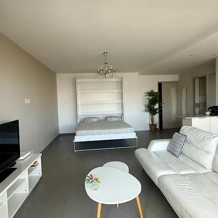 Vue Avec A Pied Garage Prive A Apartmán *
